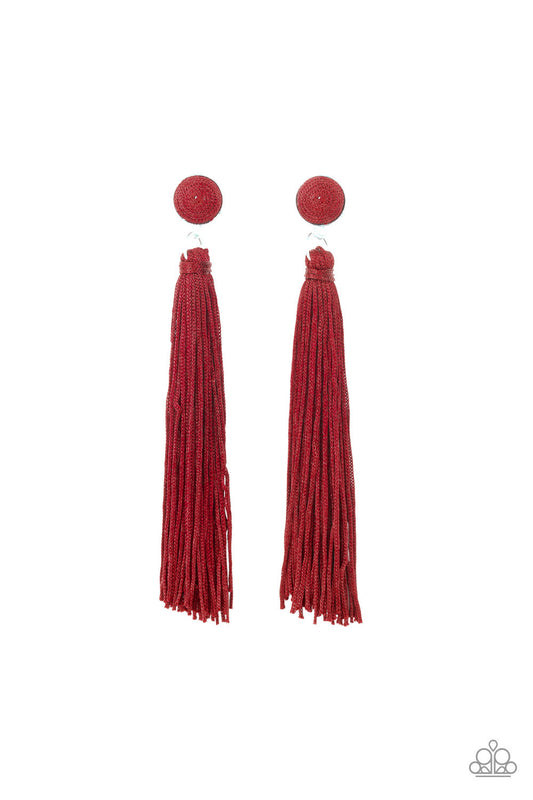 Tightrope Tassel -Red